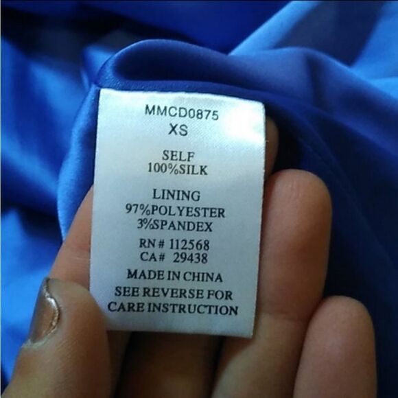 Miss Me Couture Silk Floral Ruffled Dress - Picture 5 of 7